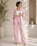 Blush Luxe Tailored Blazer Co-Ord Set