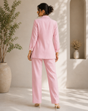 Blush Luxe Tailored Blazer Co-Ord Set