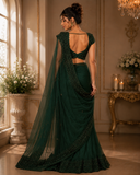 Emerald Royale Embellished Designer Saree