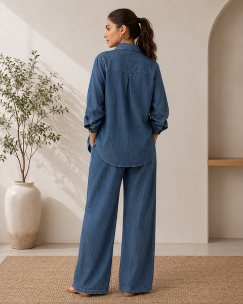 Urban Indigo Denim Co-Ord Set