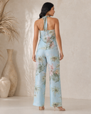 Azure Tropica Printed Co-Ord Set