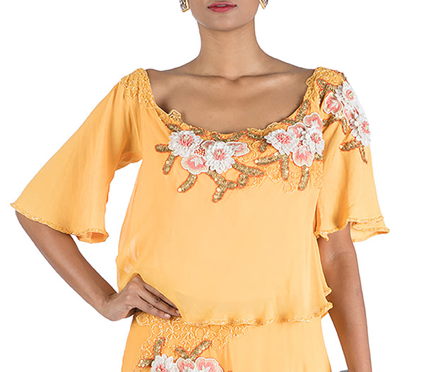 Anushree Agarwal Alphonso Yellow Gown