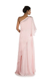 Anushree Agarwal Pink Cape Gown