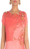 Anushree Agarwal Bright Blush Pink Dress