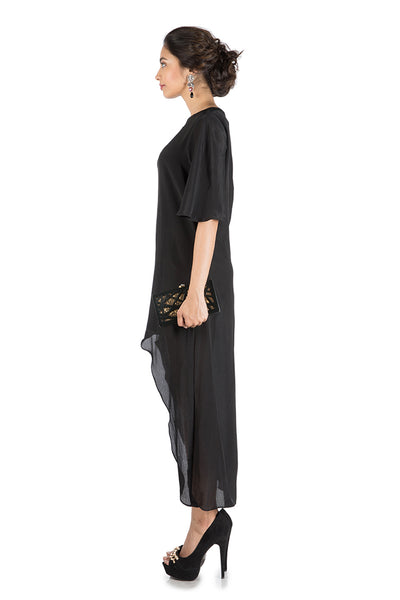 Anushree Agarwal Black Long Short Tunic