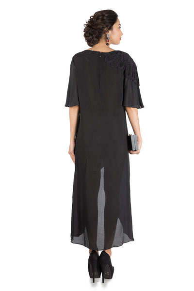 Anushree Agarwal Black Long Short Tunic