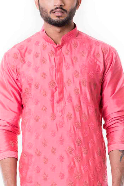 Anju Agarwal Pink Kurta Set